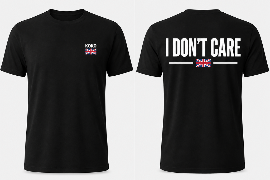 I DONT CARE UK 🇬🇧T-Shirt